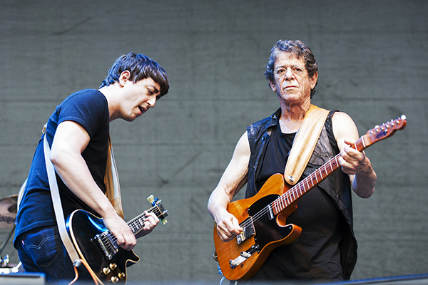 Lou Reed with Aram Bajakian© Jennifer Zumbusch