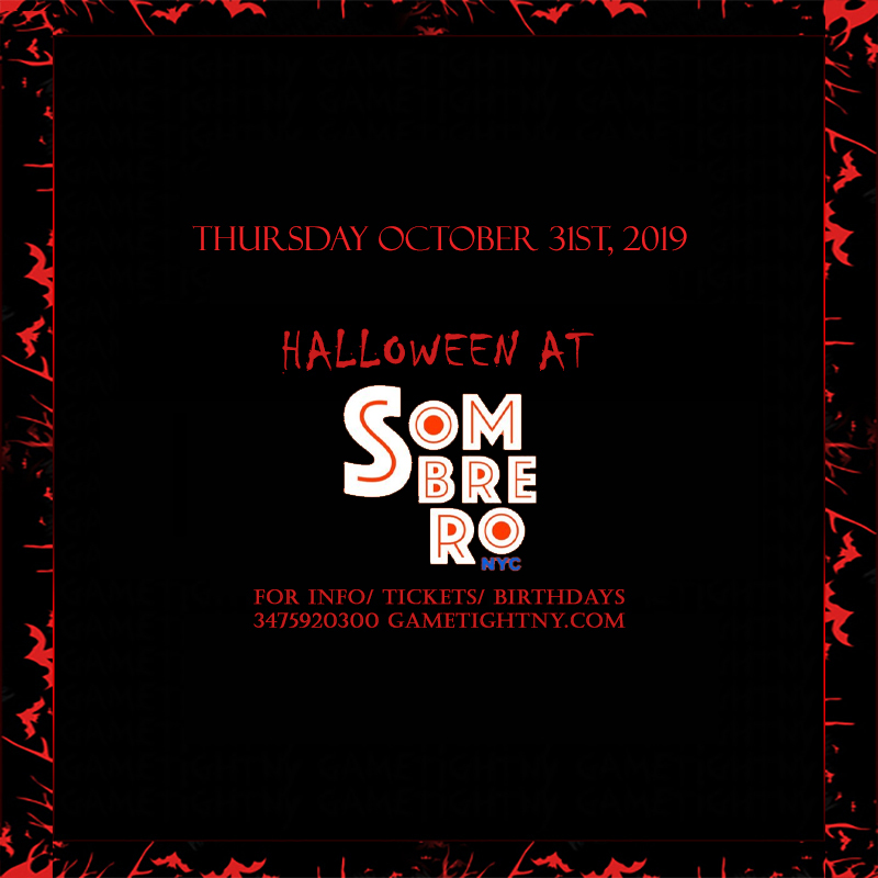 Sombrero Nyc Halloween Party 2019
