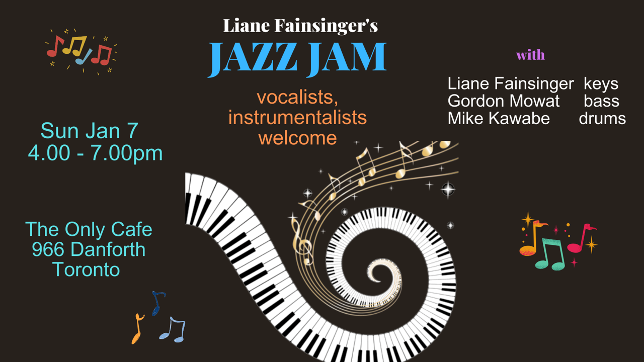 Jazz Jam With The Liane Fainsinger Trio