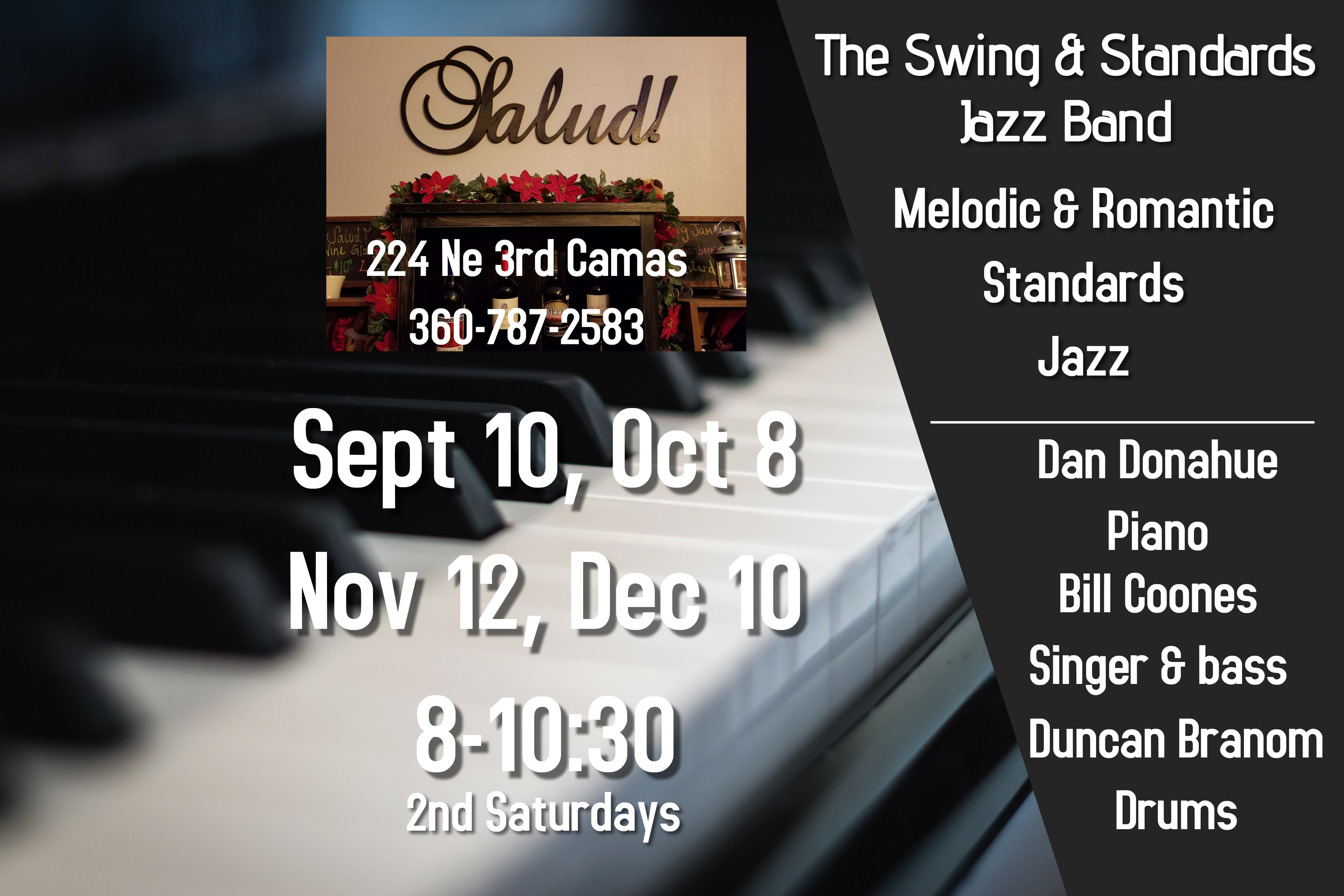 The Swing & Standards Jazz Band Salud Camas