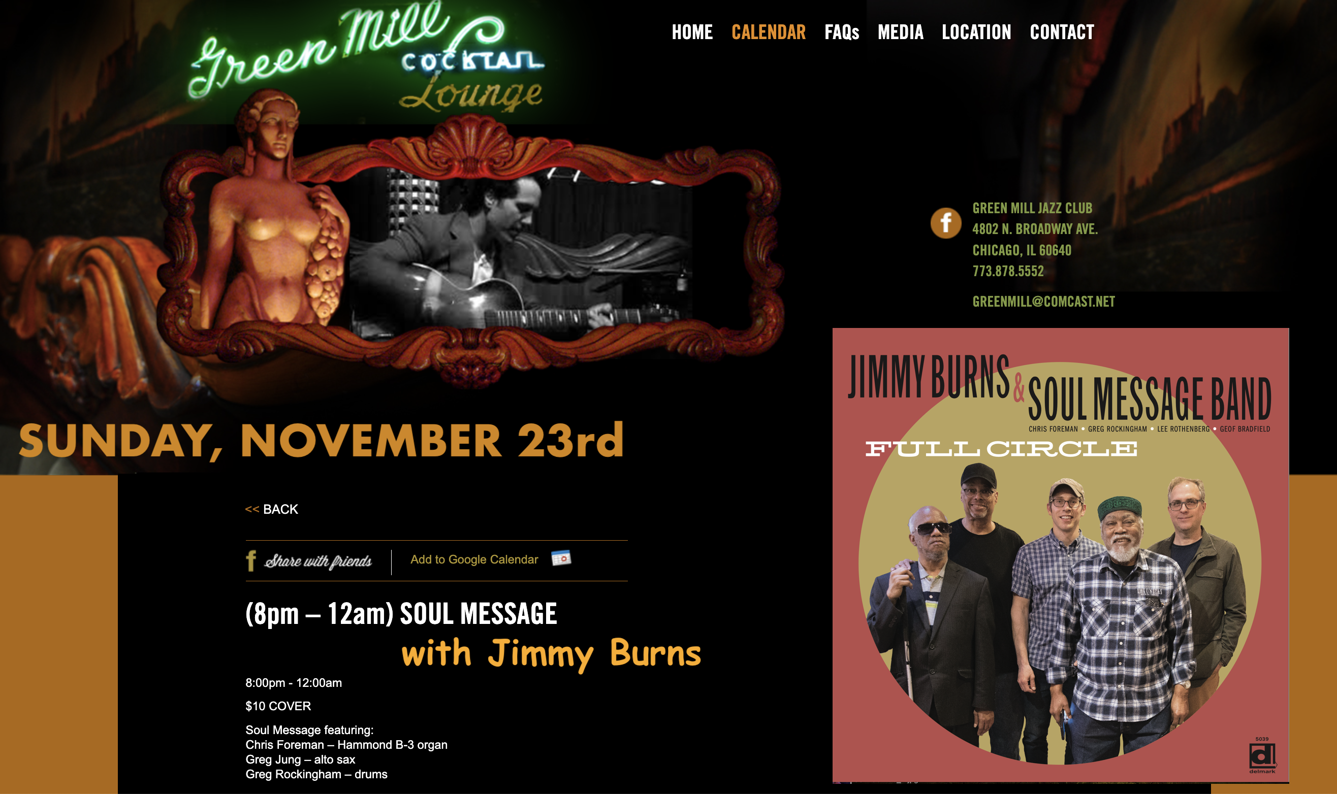 Jimmy Burns & Soul Message Band