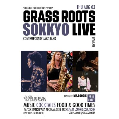 Grass Roots With Sokkyo (live) And Mr.boogie, Free Entry