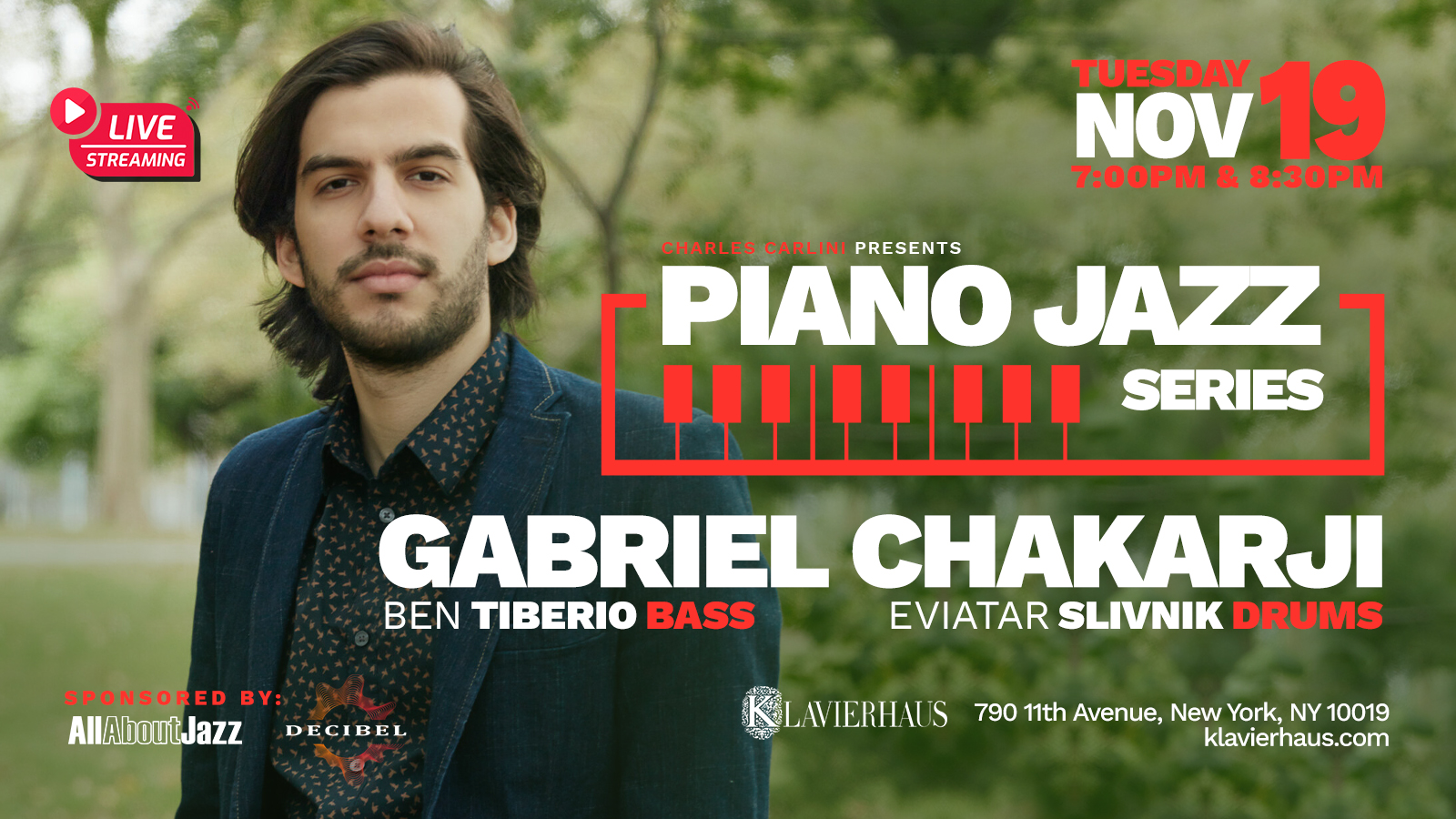 Piano Jazz Series: Gabriel Chakarji