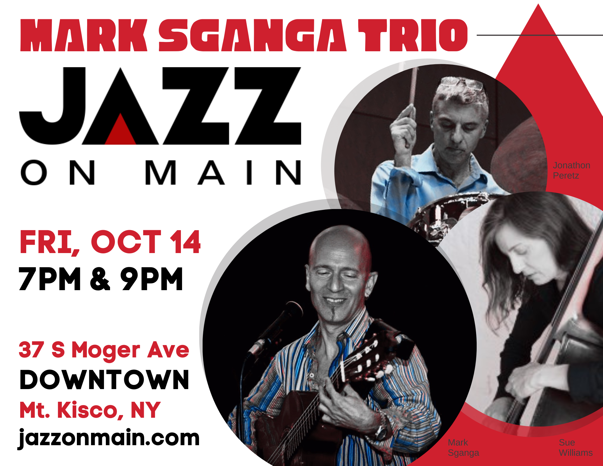 Mark Sganga Trio At Jazz On Main!