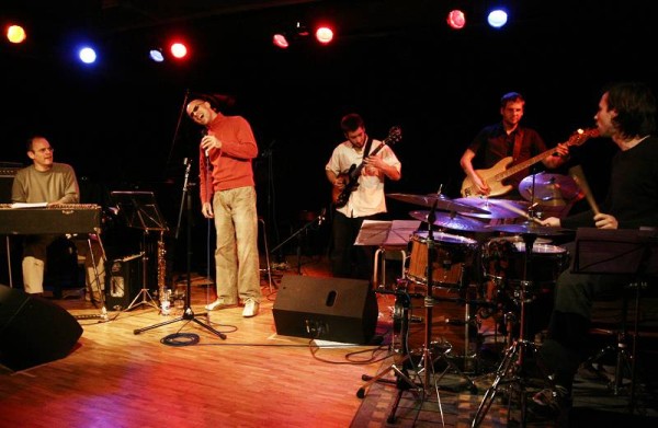 Michel Wintsch, Ernie Odoom, Cyril Moulas, Nicolas Brunner and Alexandre Babel with "Liquid Groovement" at the Sud Des Alpes, AM