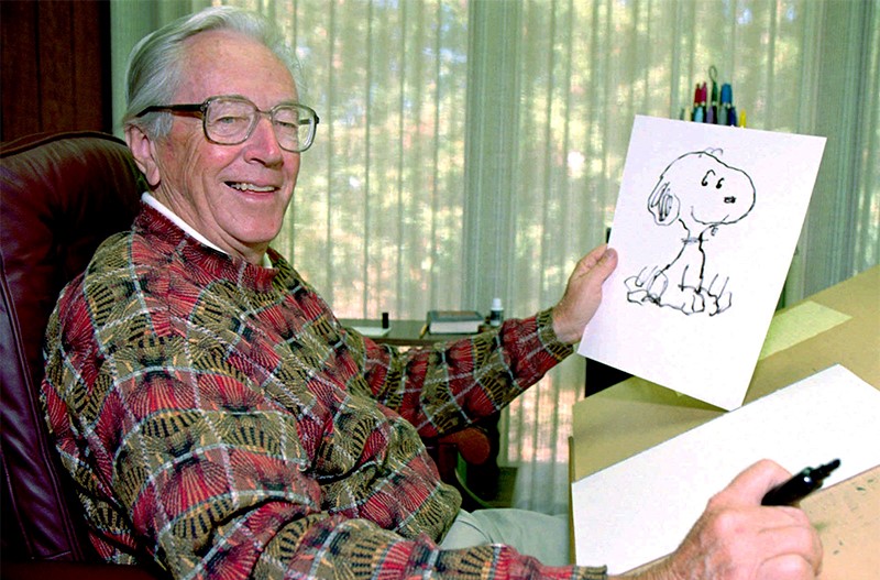 Cartoonist Charles M. Schulz