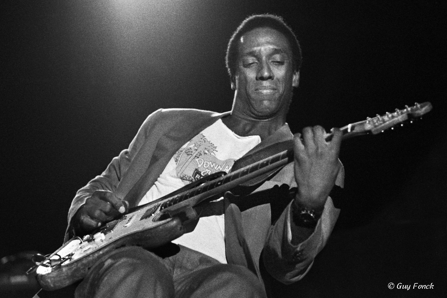 Hiram Bullock 1990 — jazz photo by Guy Fonck | All About Jazz