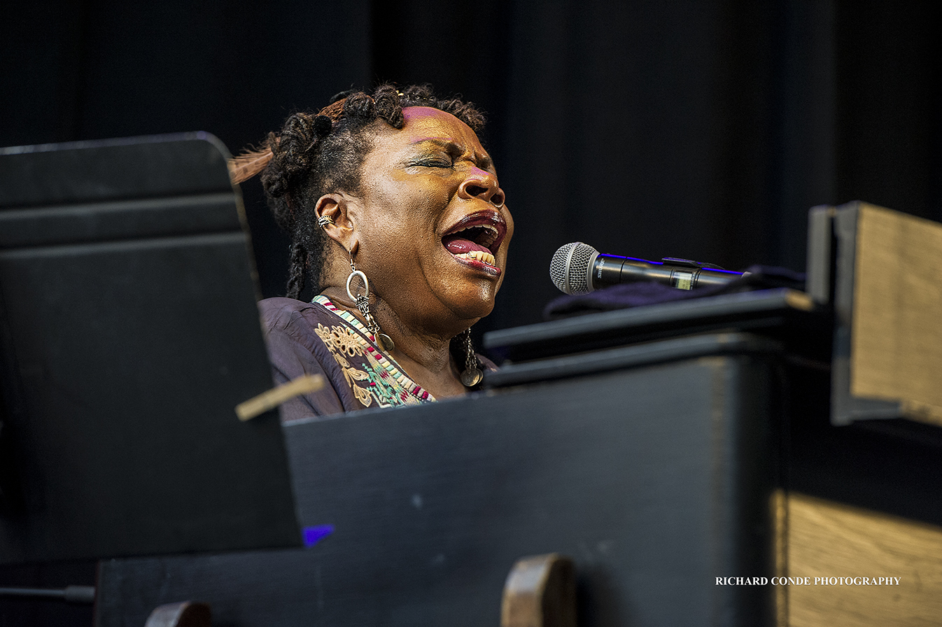 Armina Claudine Myers at the 2018 Charlie Parker Jazz Festival