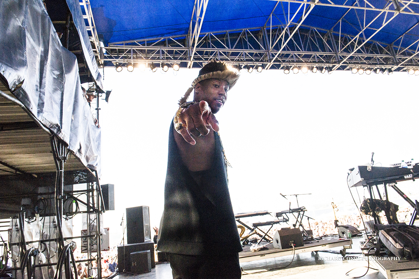 Christian Scott at the 2018 Newport Jazz Festival