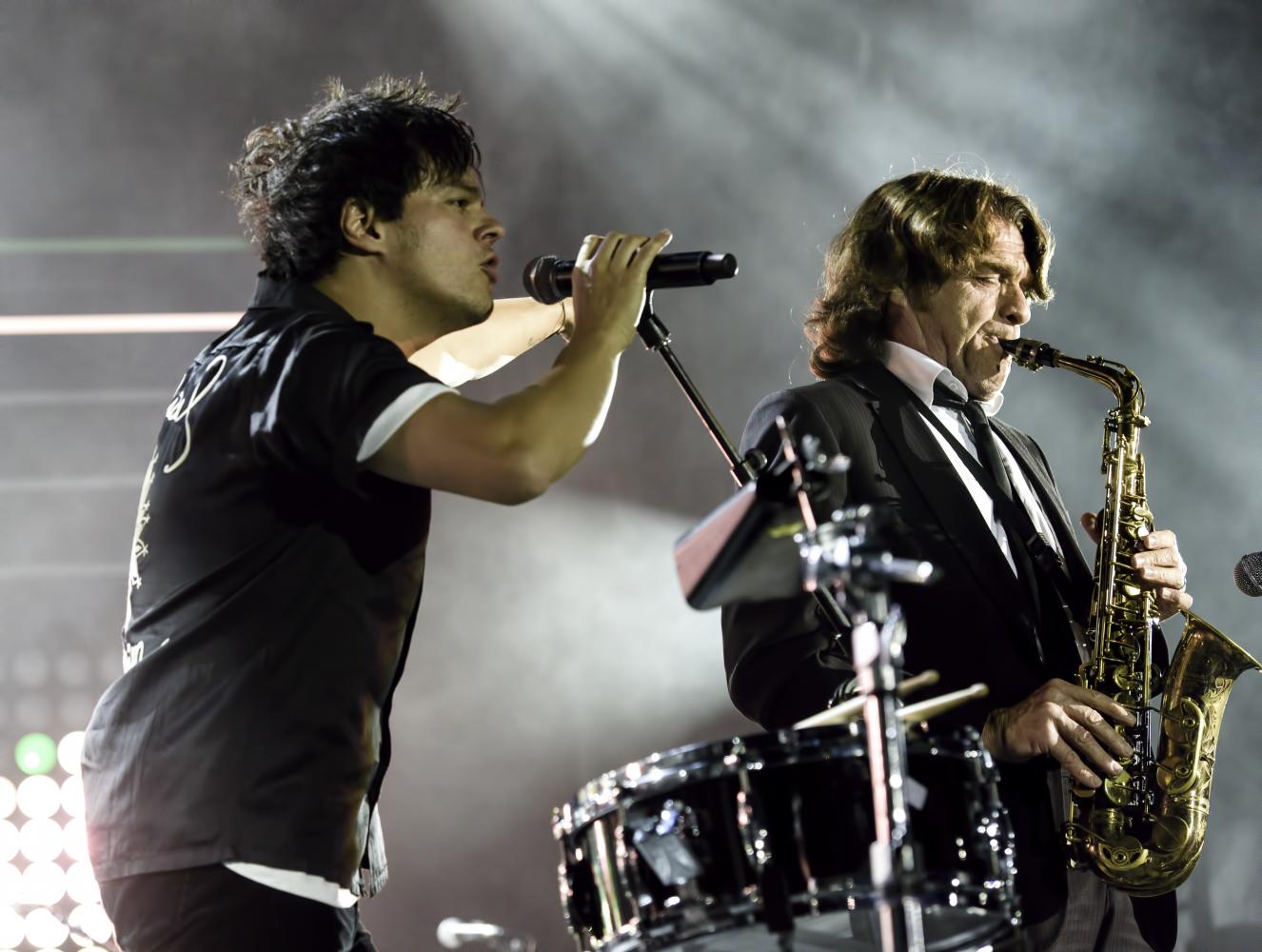 Jamie Cullum and Jean-Pierre Zanella At The Montreal International Jazz Festival 2016