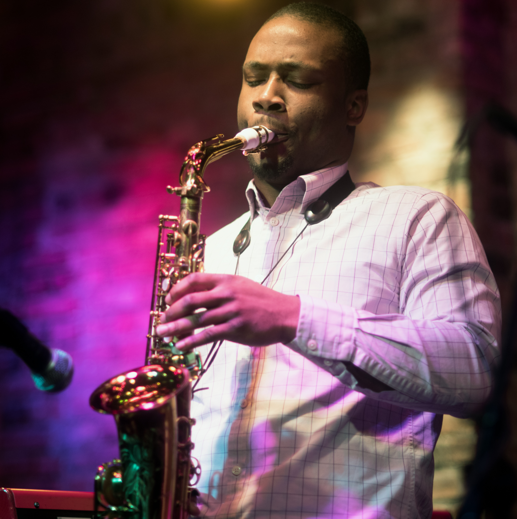 with Wallace Roney Quintet at the Nyc Jazz Festival 2015