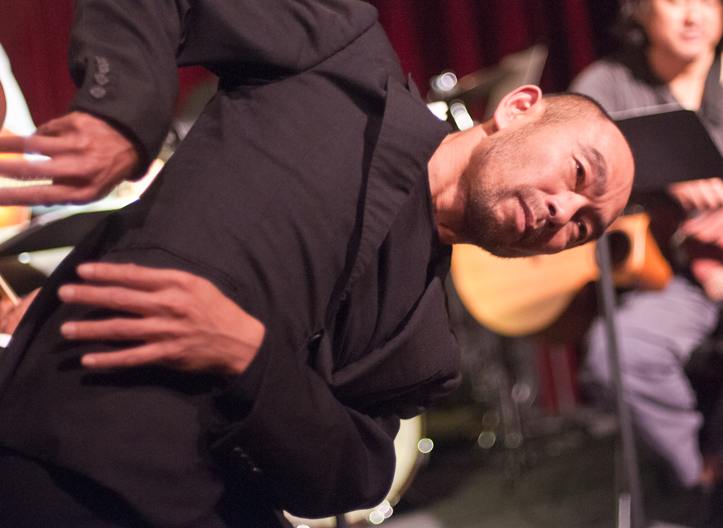 Oguri with Myra Melford's Snowy Egret at the Jazz Gallery