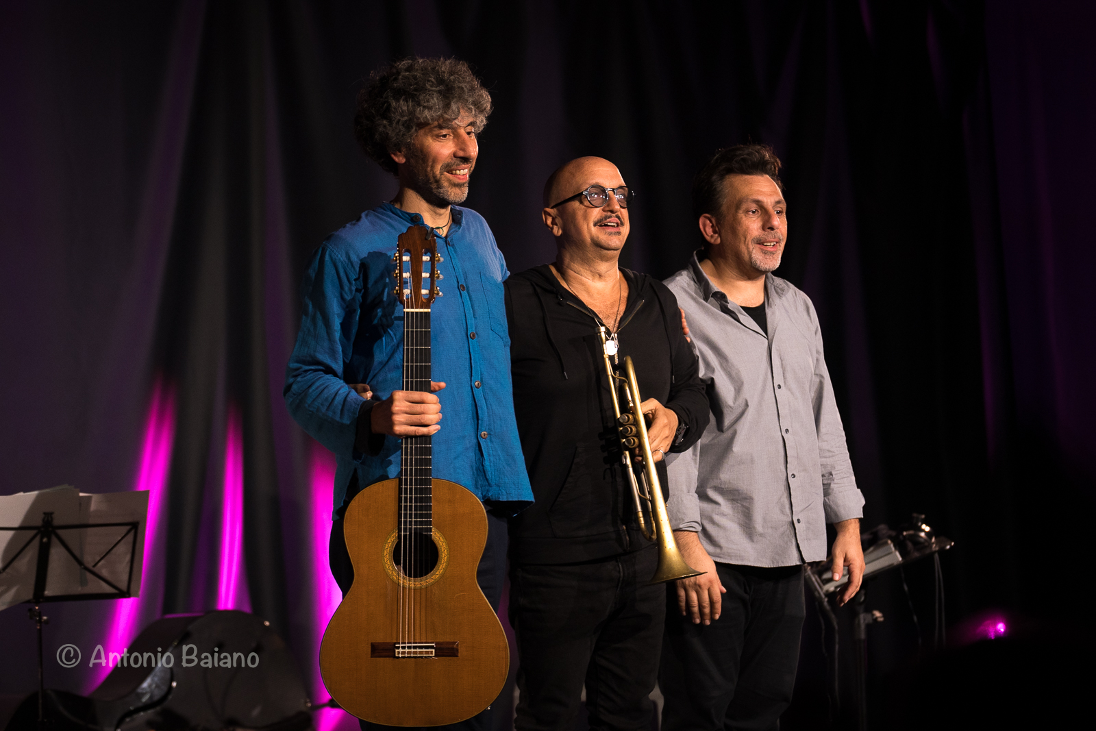 Falzone/Ballestrero/Liberti Acoustic Trio — jazz photo by Antonio Baiano | All About Jazz
