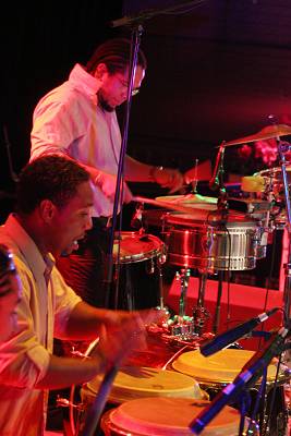 Sergio Guilarte and Edwin Sanz with "Batambo"at the Kilimandjaro Festival, Thonon-Les-Bains, France, 2005