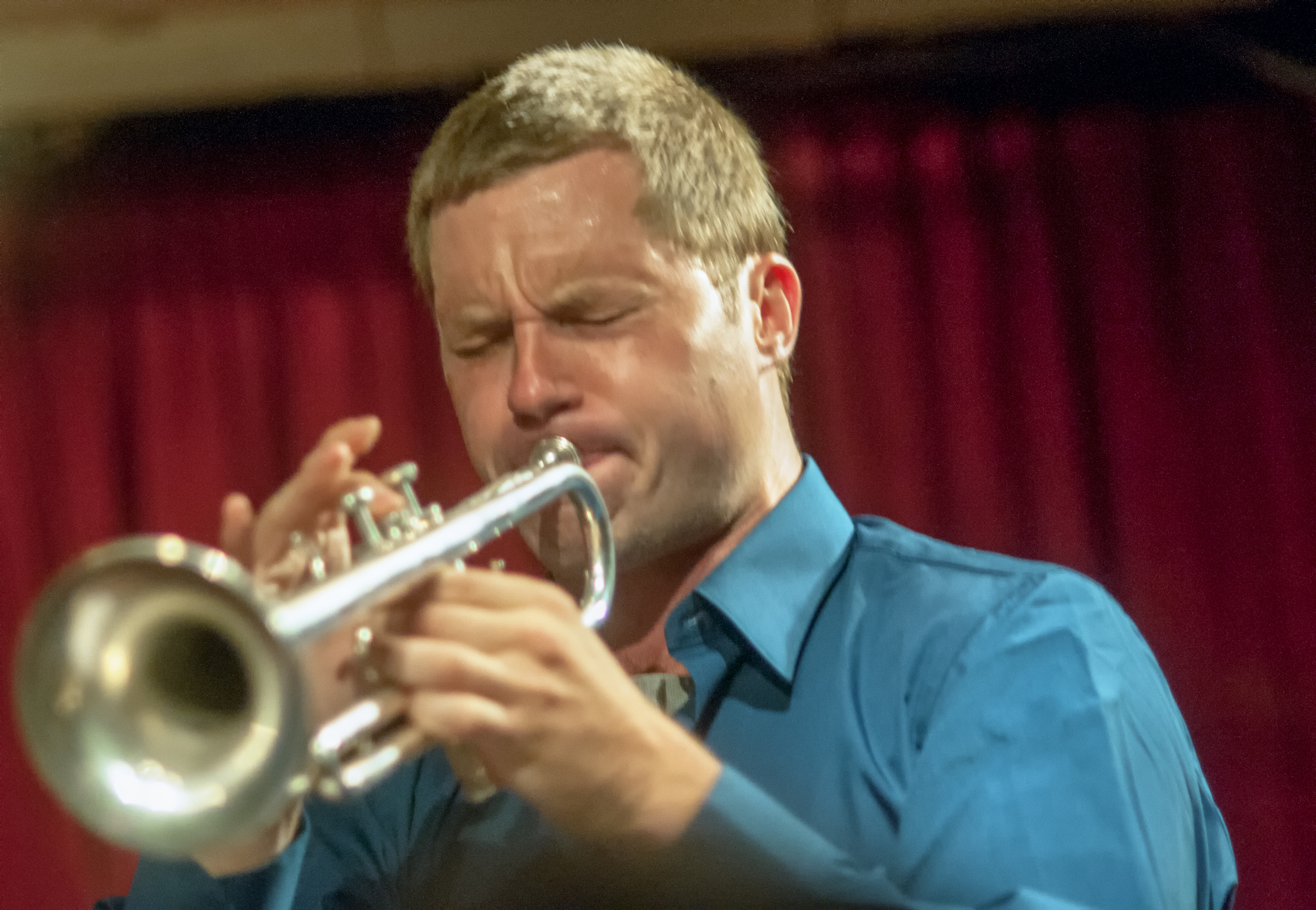 Peter evans with the zebulon trio at the cornelia street cafe