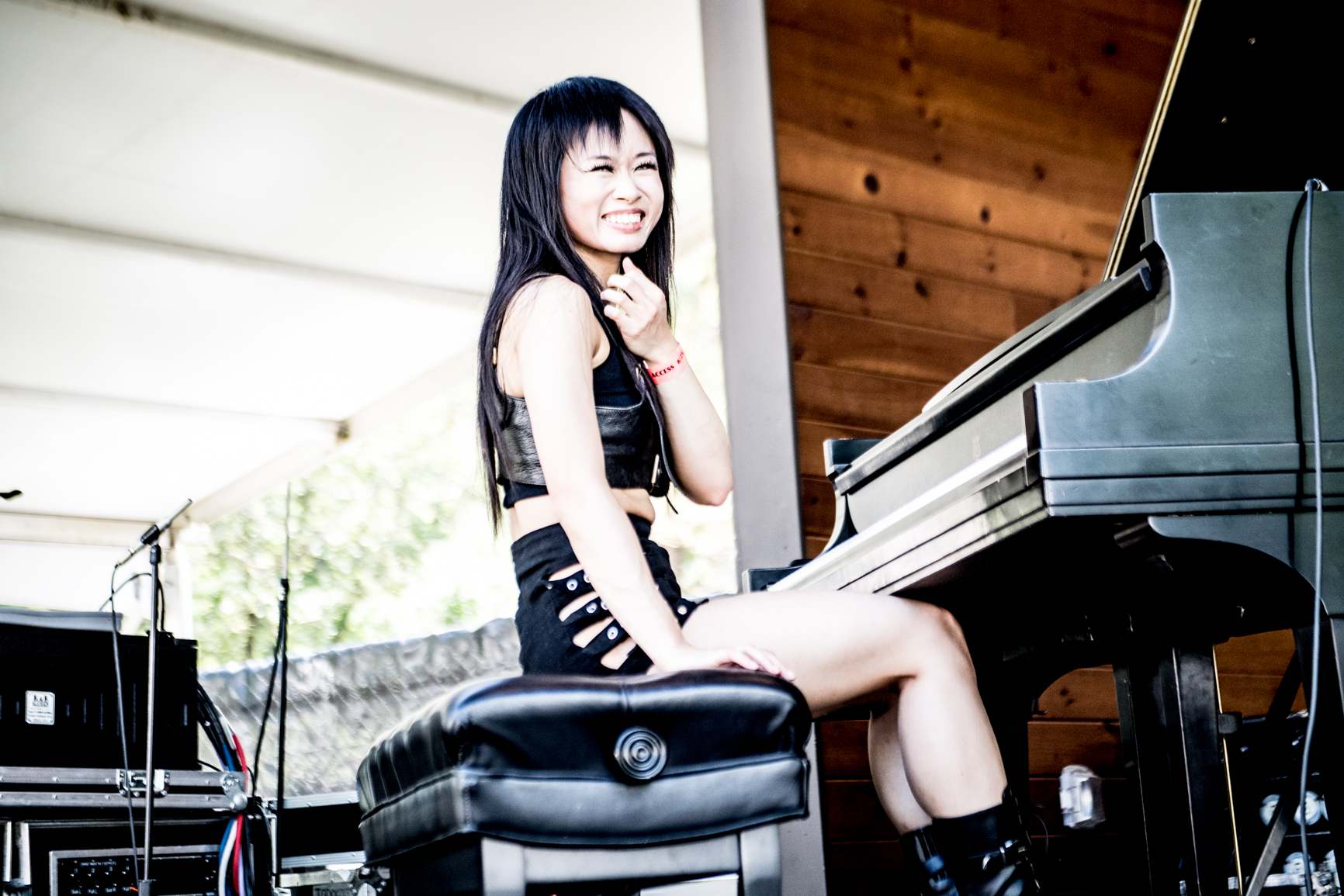 Connie Han at the 2022 Saratoga Jazz Festival