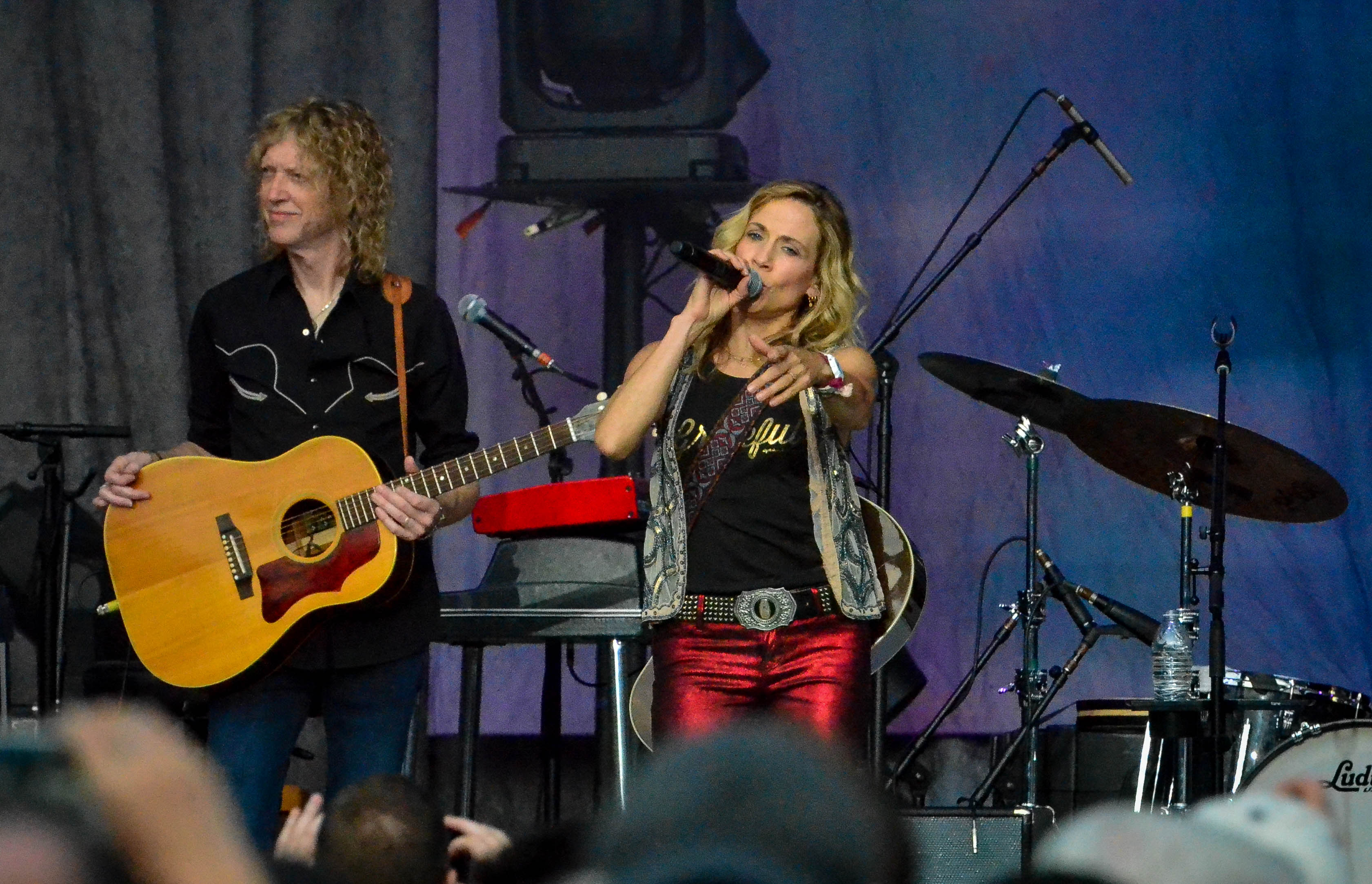 Robert Plant with special guest Sheryl Crow at Forest Hills Stadium.