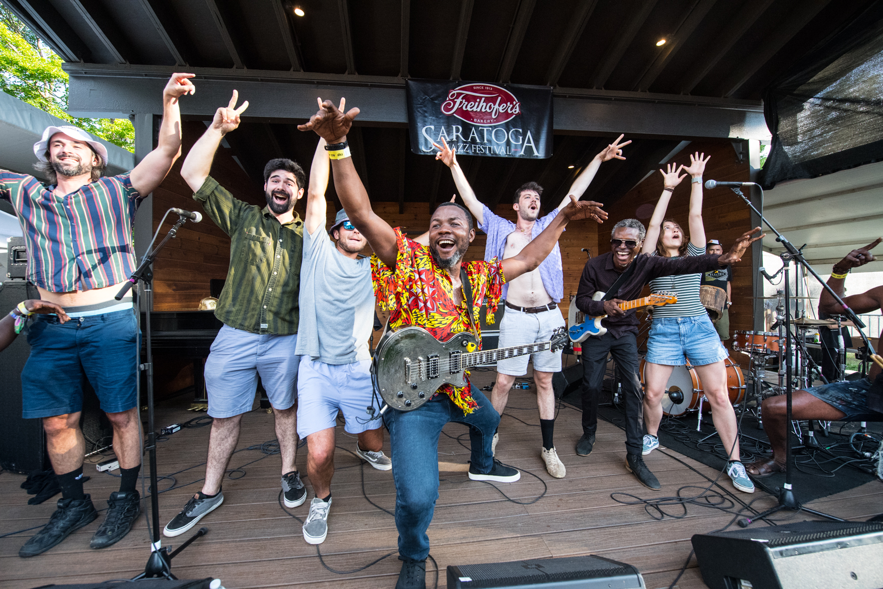 Jupiter & Okwess at the 2023 Freihofer's Saratoga Jazz Festival