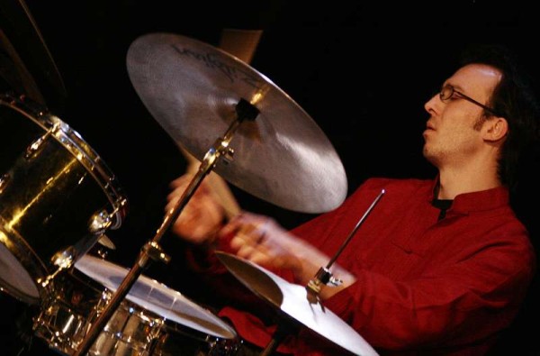 Tobie Langel with "Gilles Torrent World Jazz Sound" at la Traverse, Geneva, Switzerland, 2005