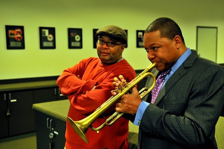 Wynton Marsalis Backstage at Schemerhorn Symphony Center Nashville, TN