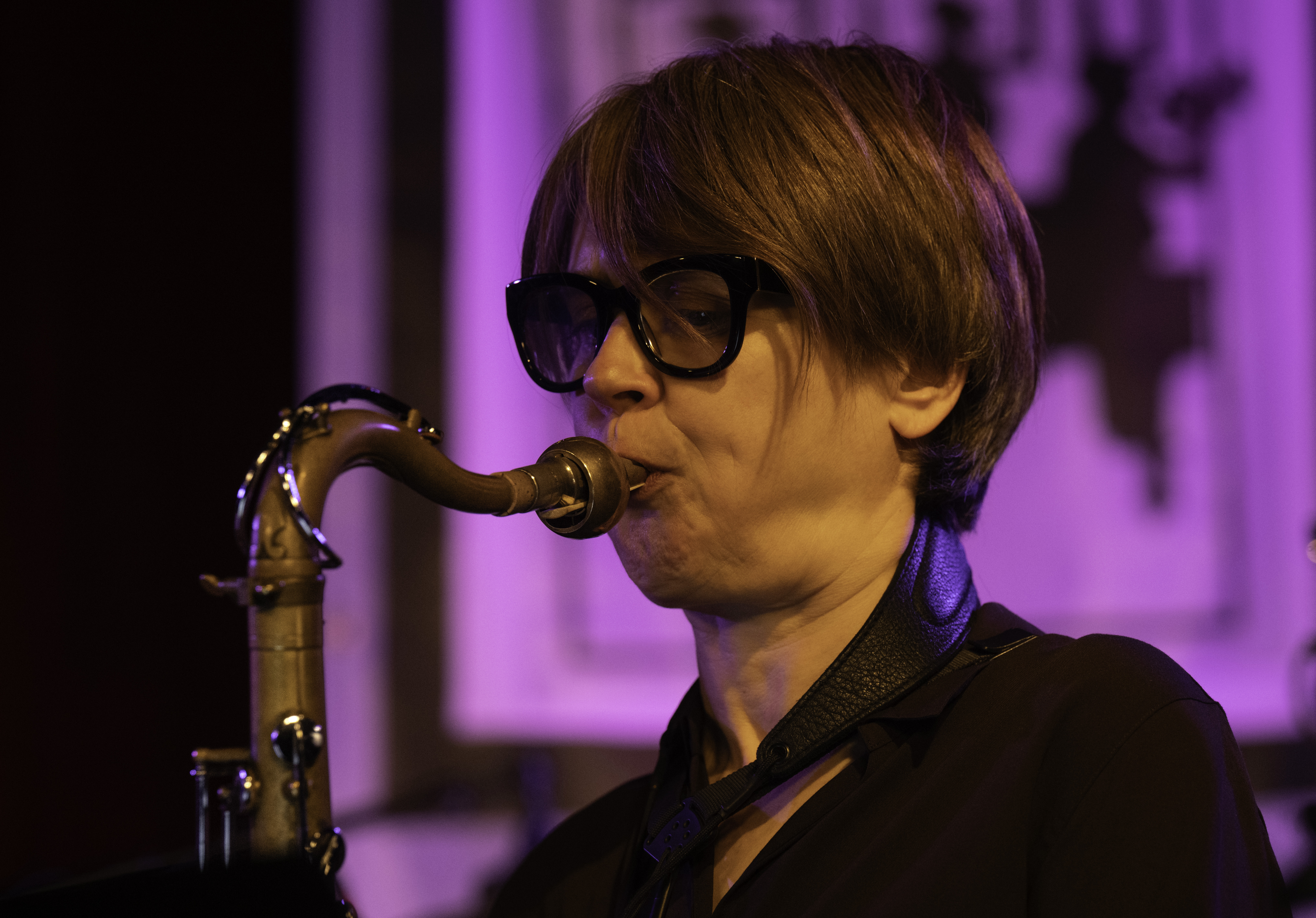 Ingrid Laubrock With the Anna Webber Nonet at the NYC Jazz Gallery