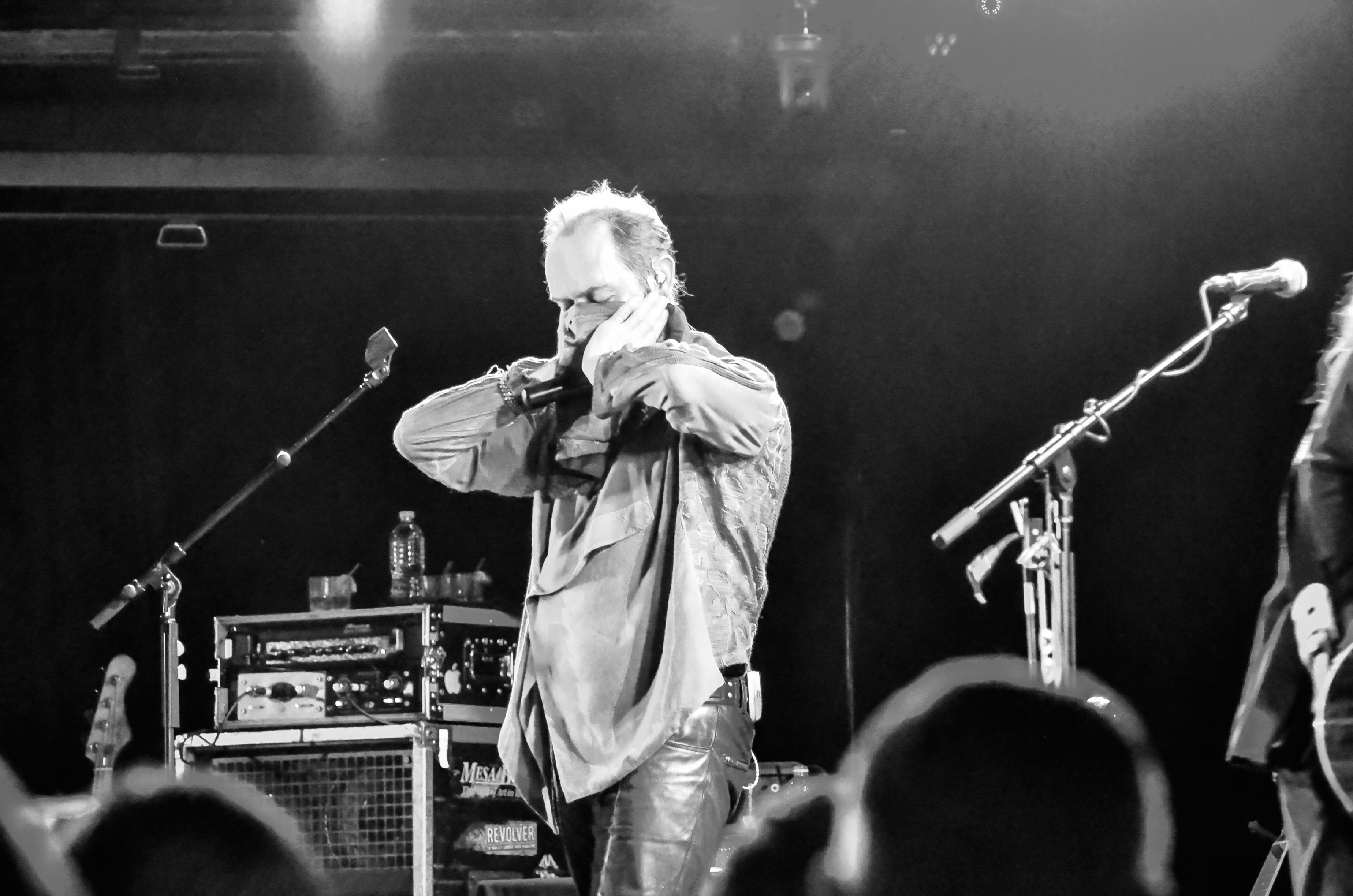 Peter Murphy at Le Poisson Rouge in NYC on 4-22-2016. 