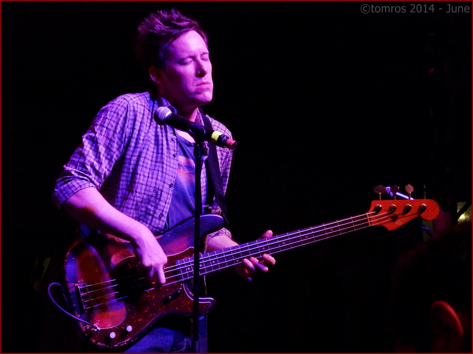 Robert Mercurio with Galactic Band at Toronto Jazz Festival, June 23, 2014.