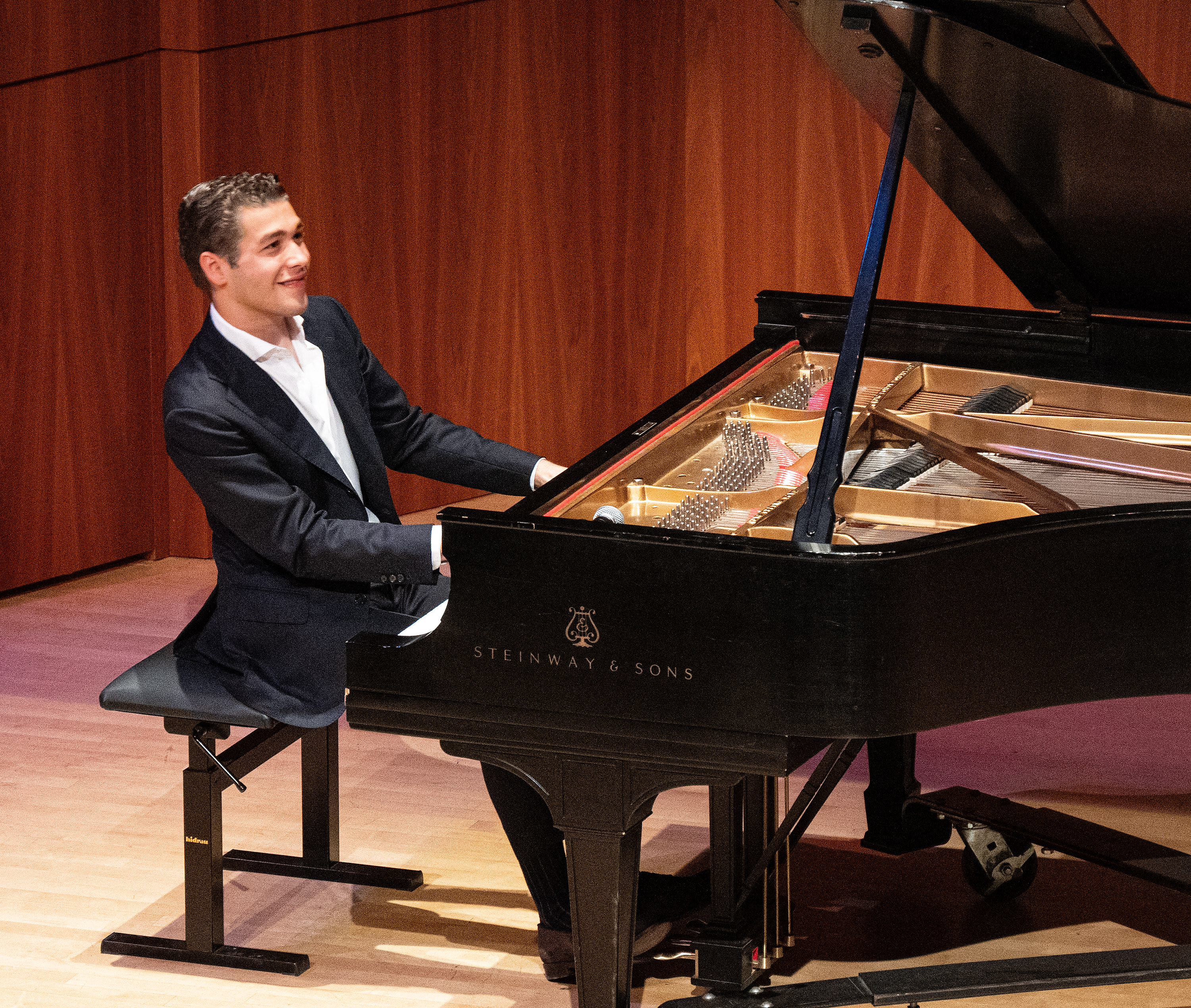 Brandon Goldberg at the 2025 Rochester International Jazz Festival
