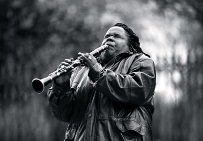 Doreen, Street Musician -- French Quarter, New Orleans -- November 2002