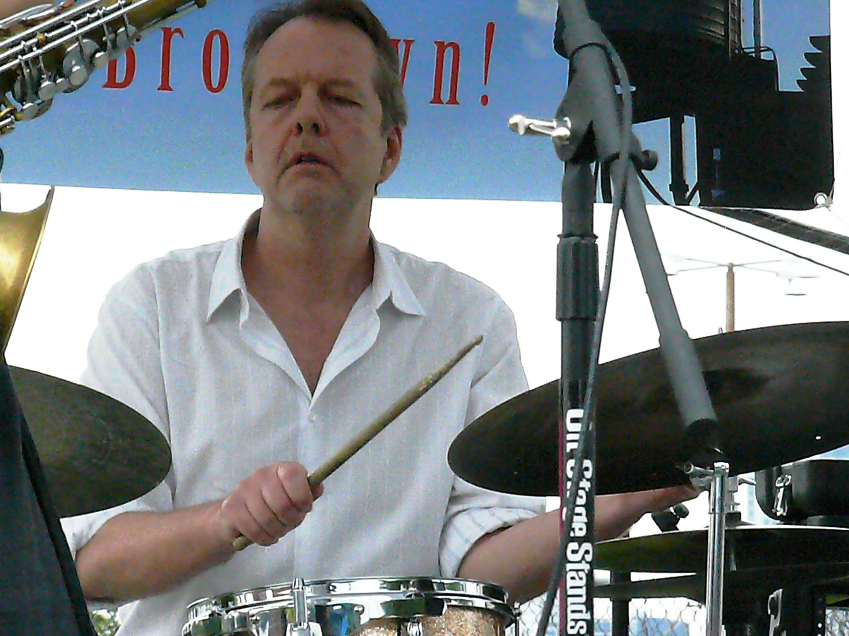 Tom rainey at red hook jazz festival, new york in june 2013