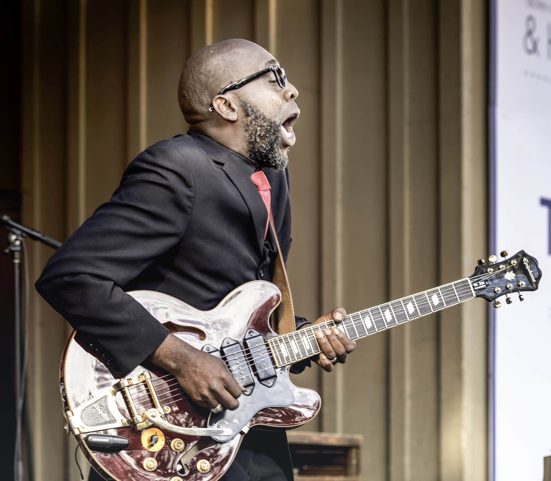 Castro Coleman with Mr. Sipp at the Monterey Jazz Festival