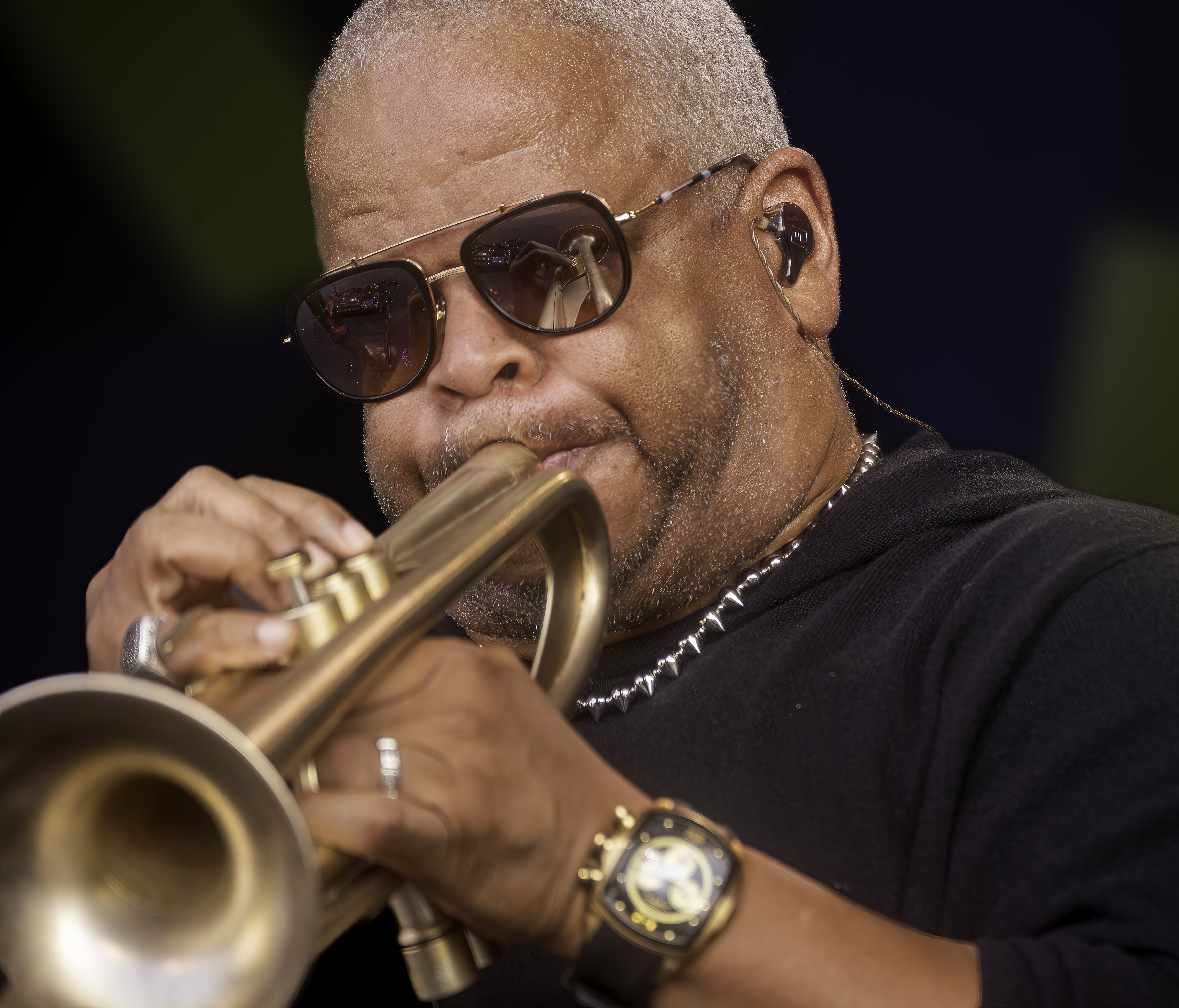 Terrence Blanchard with Herbie Hancock at The Newport Jazz Festival 2023