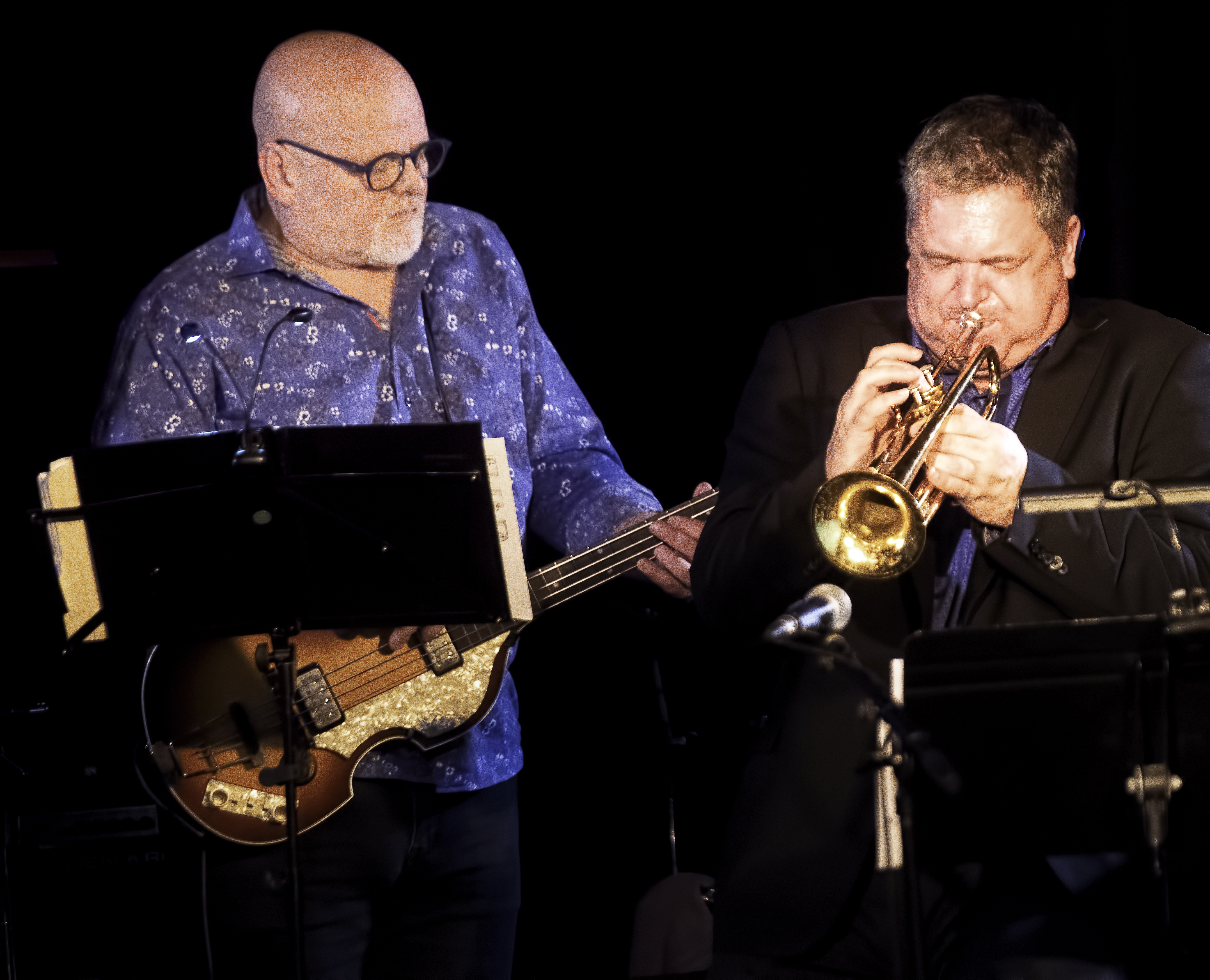 George Koller and Kevin Turcotte with Diane Roblin at Hugh's Room in Toronto