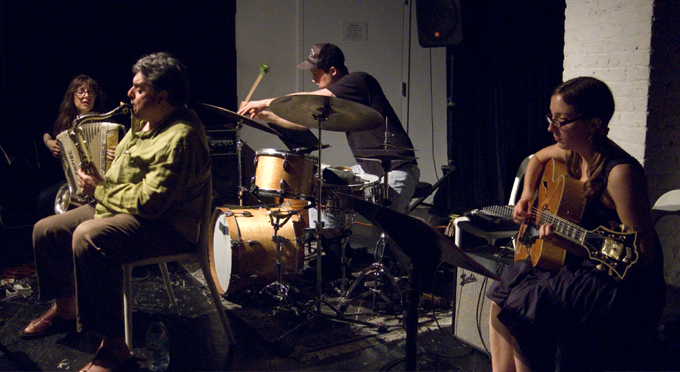 Ches Smith's These Arches (w/Tony Malaby, Andrea Parkins &Amp; Mary Halvorson) - The Stone 2008