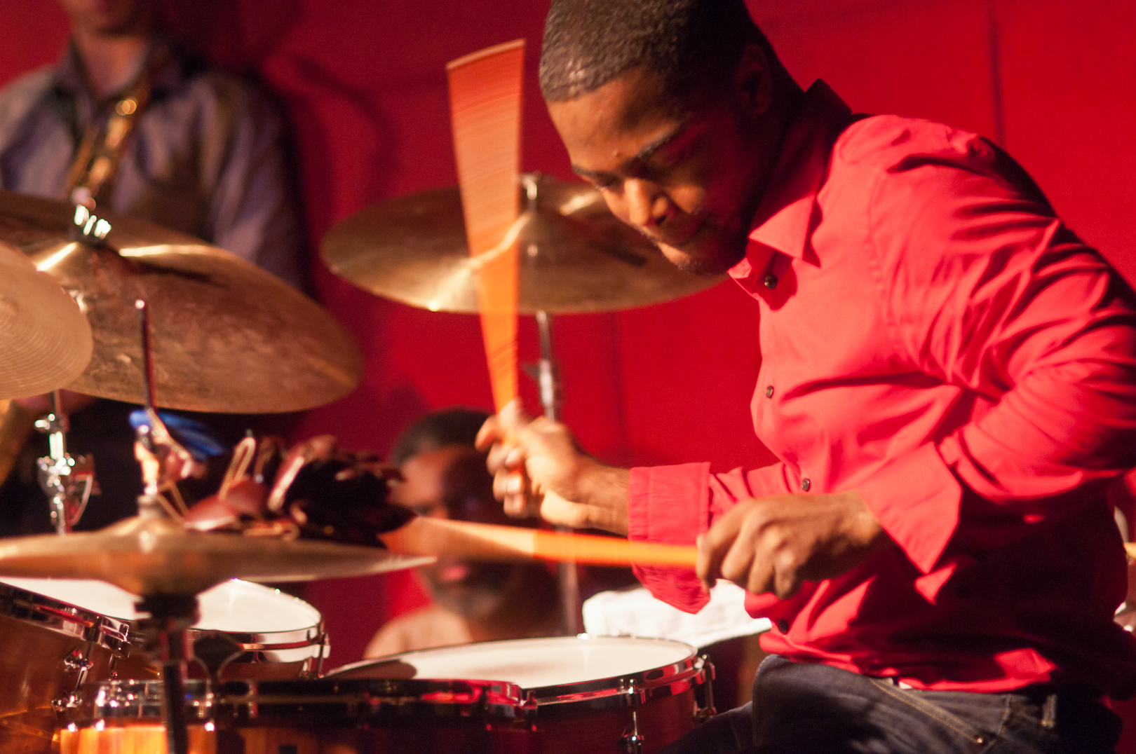 Marcus Gilmore with Vijay Iyer Trio + 3 at Jazz Standard