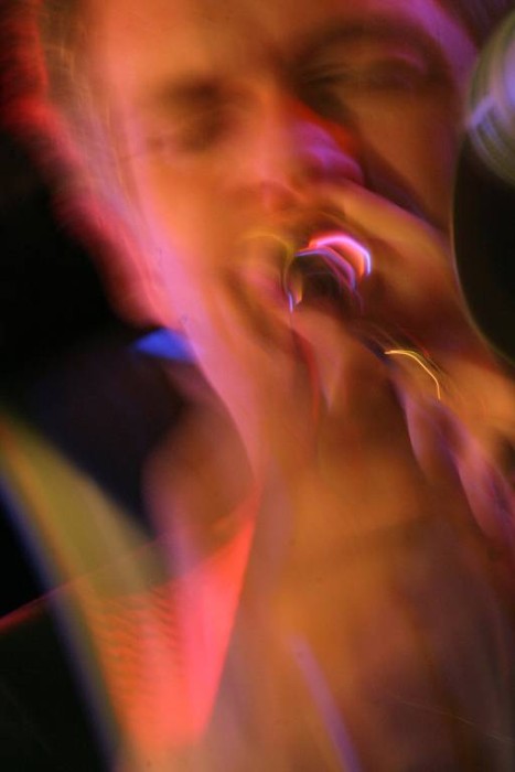 John Aram with "Duo John Aram & Michel Bastet" at Amr, Sud Des Alpes, Geneva, Switzerland,2005