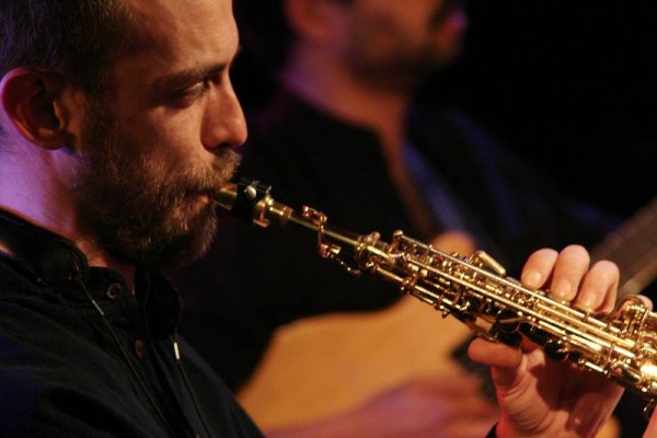 Matthieu Donarier with "Matthieu Donarier Trio" at the Sud Des Alpes, Amr, Geneva, Switzerland, March 2006