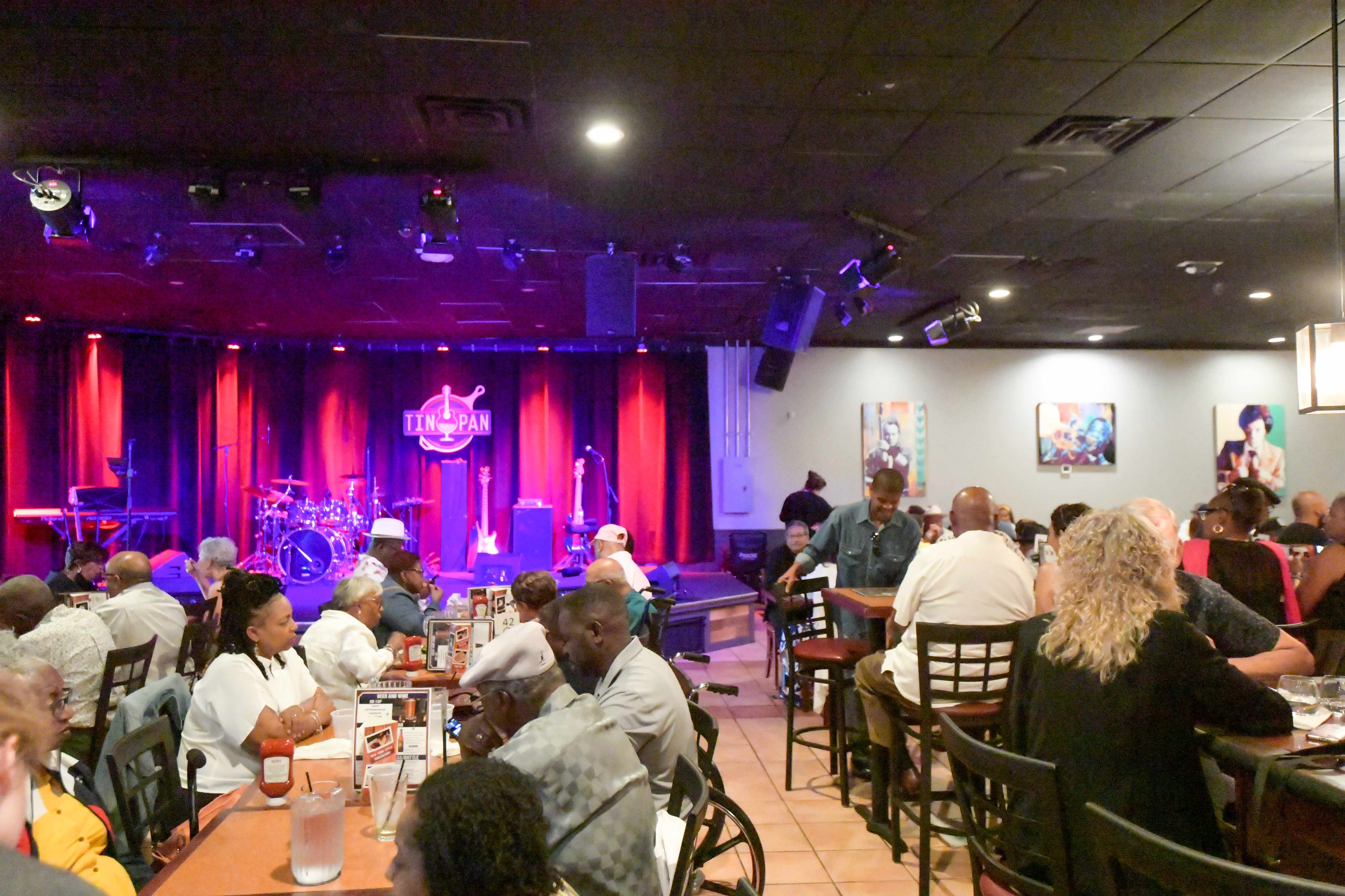 jazz fans at The Tin Pan
