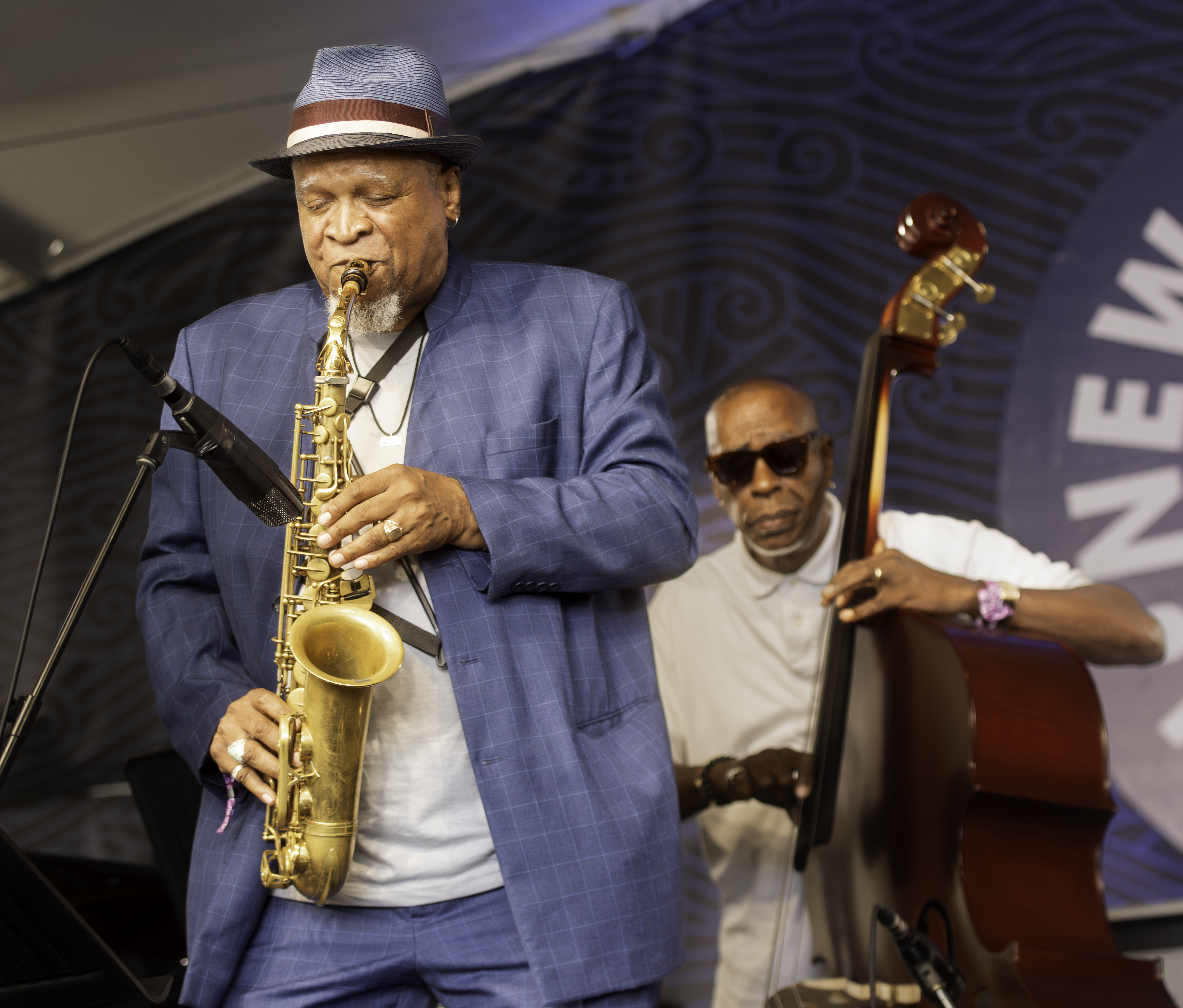 Bobby Watson and Curtis Lundy at the Newport Jazz Festival 2023