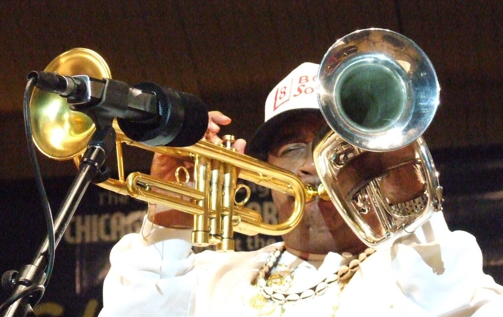 2008 Chicago Jazz Festival, Sunday: Trumpet Ace Bob Griffin with Edward Wilkerson's 8 Bold Souls