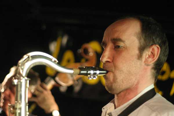 Philippe Ding and Gerard Cuenoud with "Git Your Kicks 4tet" at le Contretemps, Geneva, Switzerland, 2005