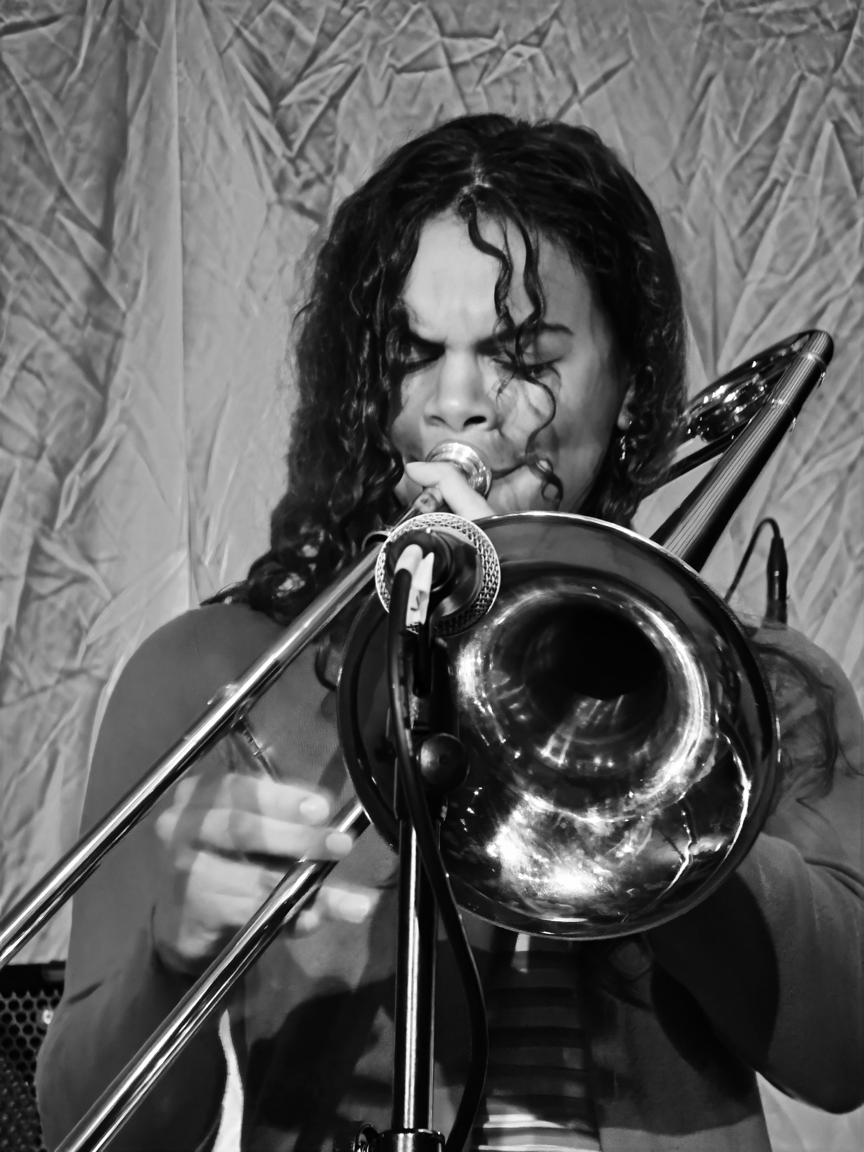 Miriam Jiménez Franke jamming at Kroa, Moldejazz 2026 — jazz photo by Daniel Mège | All About Jazz
