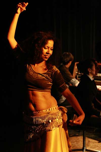 Hayat Zahi with "Gilles Torrent World Jazz Sound" at la Traverse, Geneva, Switzerland, 2005