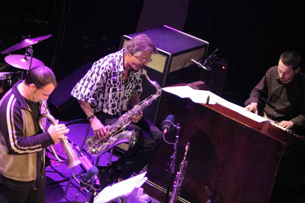 Matthieu Michel, Maurice Magnoni and Renaud Millet-Lacombe with "Direzione Sud" at the Amr Jazz Festival, Alhambra, Geneva, Swit