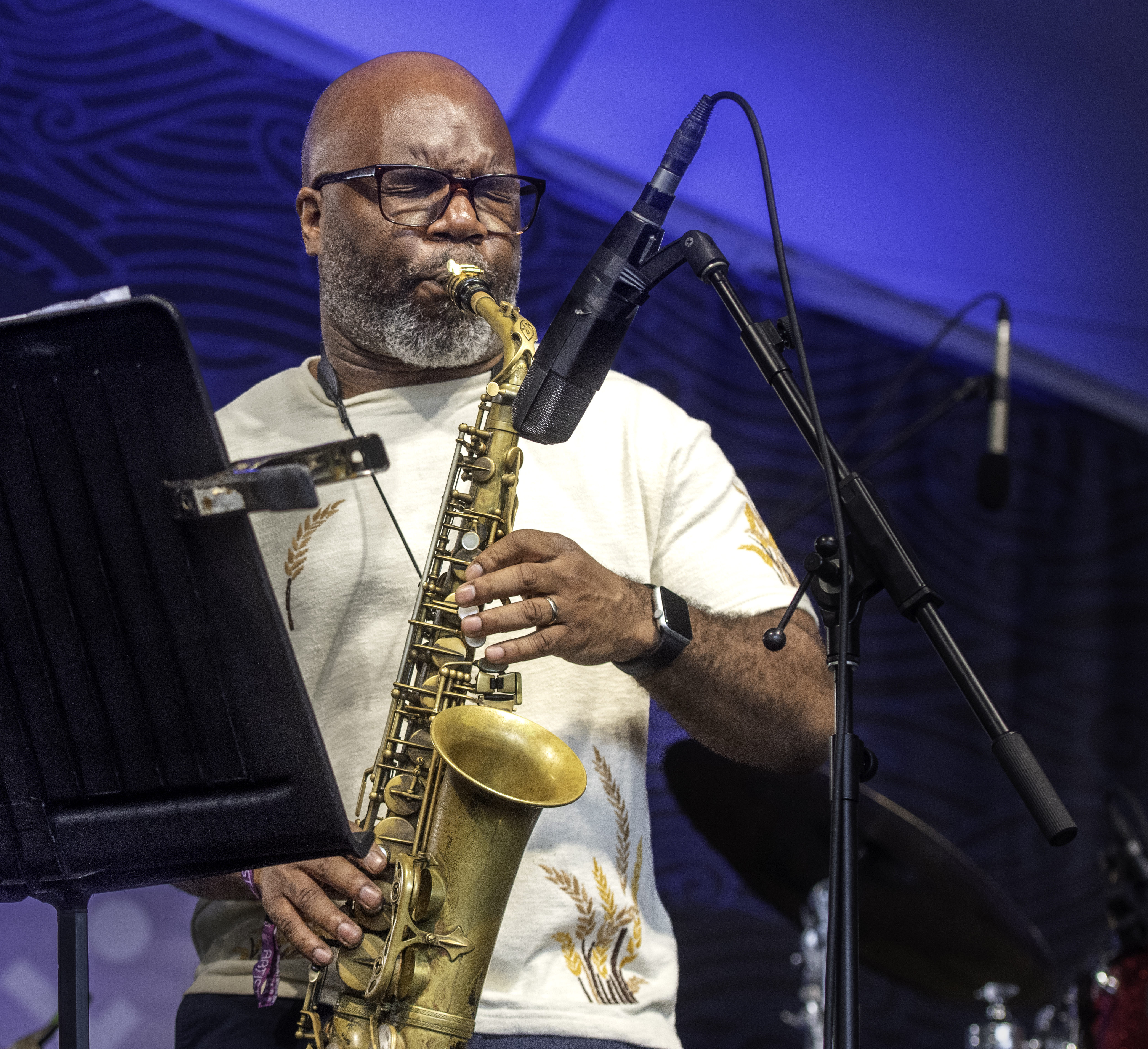 Jaleel Shaw with Dave Holland New Quartet at the Newport Jazz Festival 2023