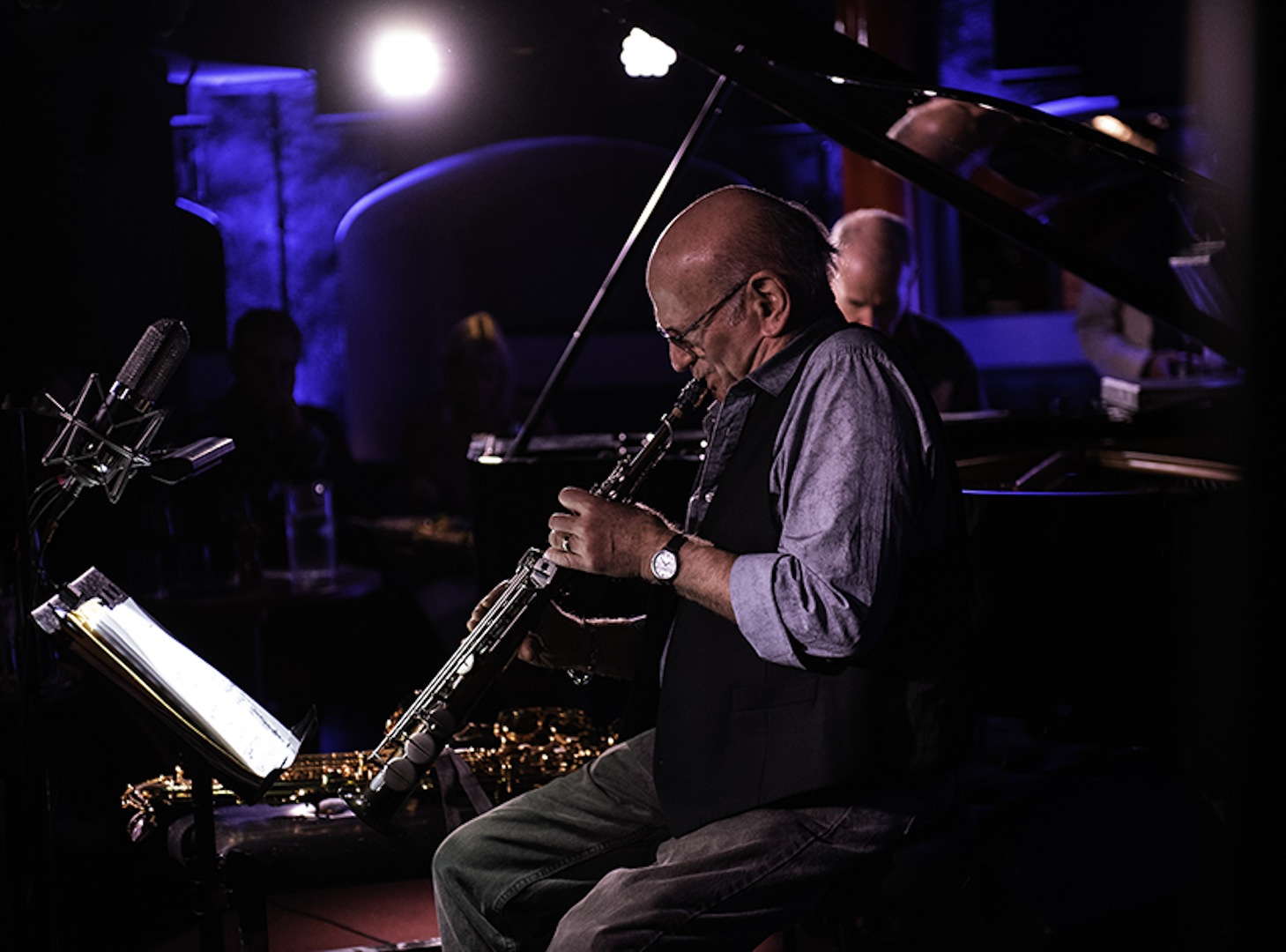 Dave Liebman and Marc Copland by Siobhan Bradshaw Photography.