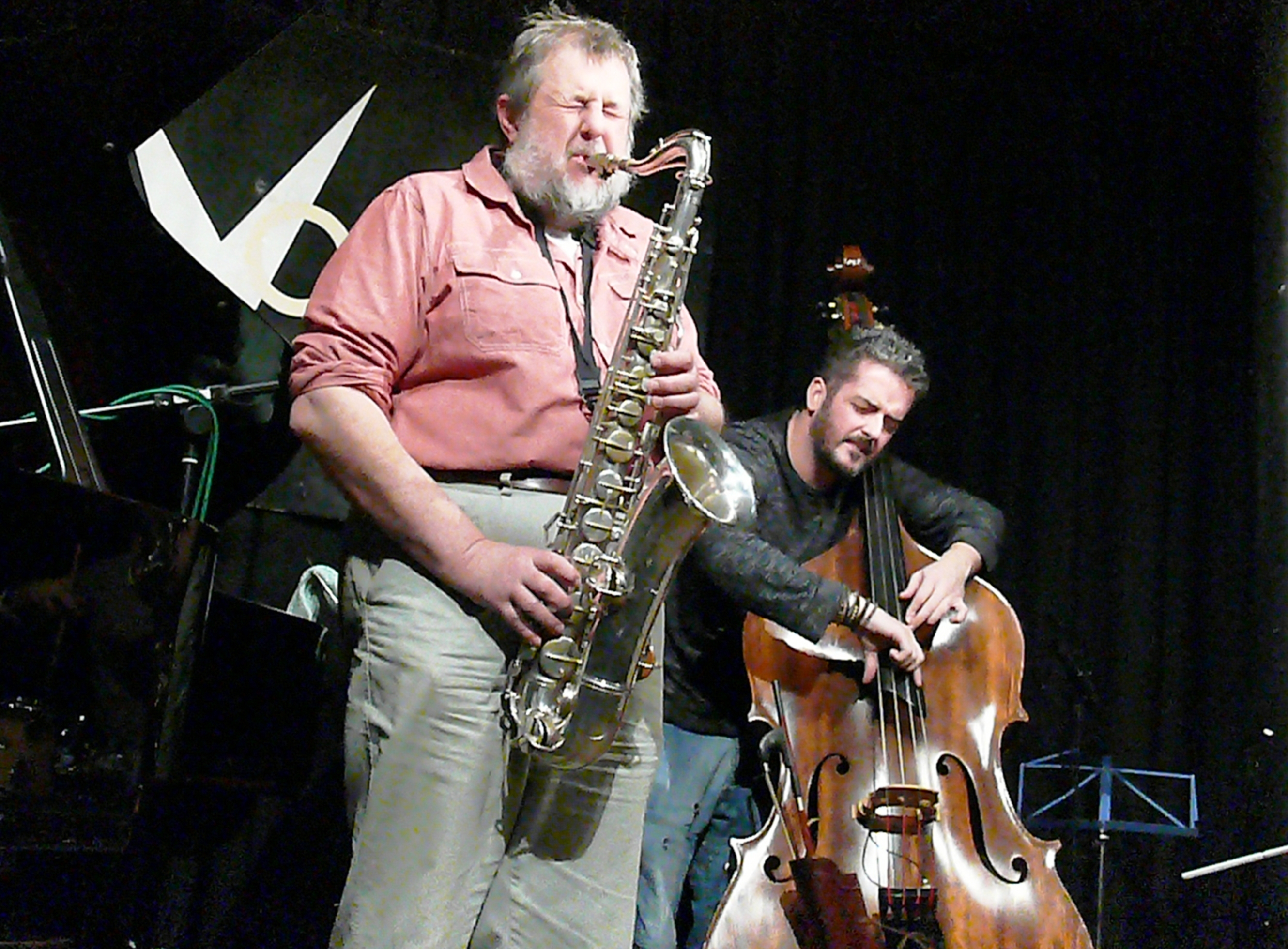 Paul Dunmall and Dave Kane at the Vortex, London in January 2012