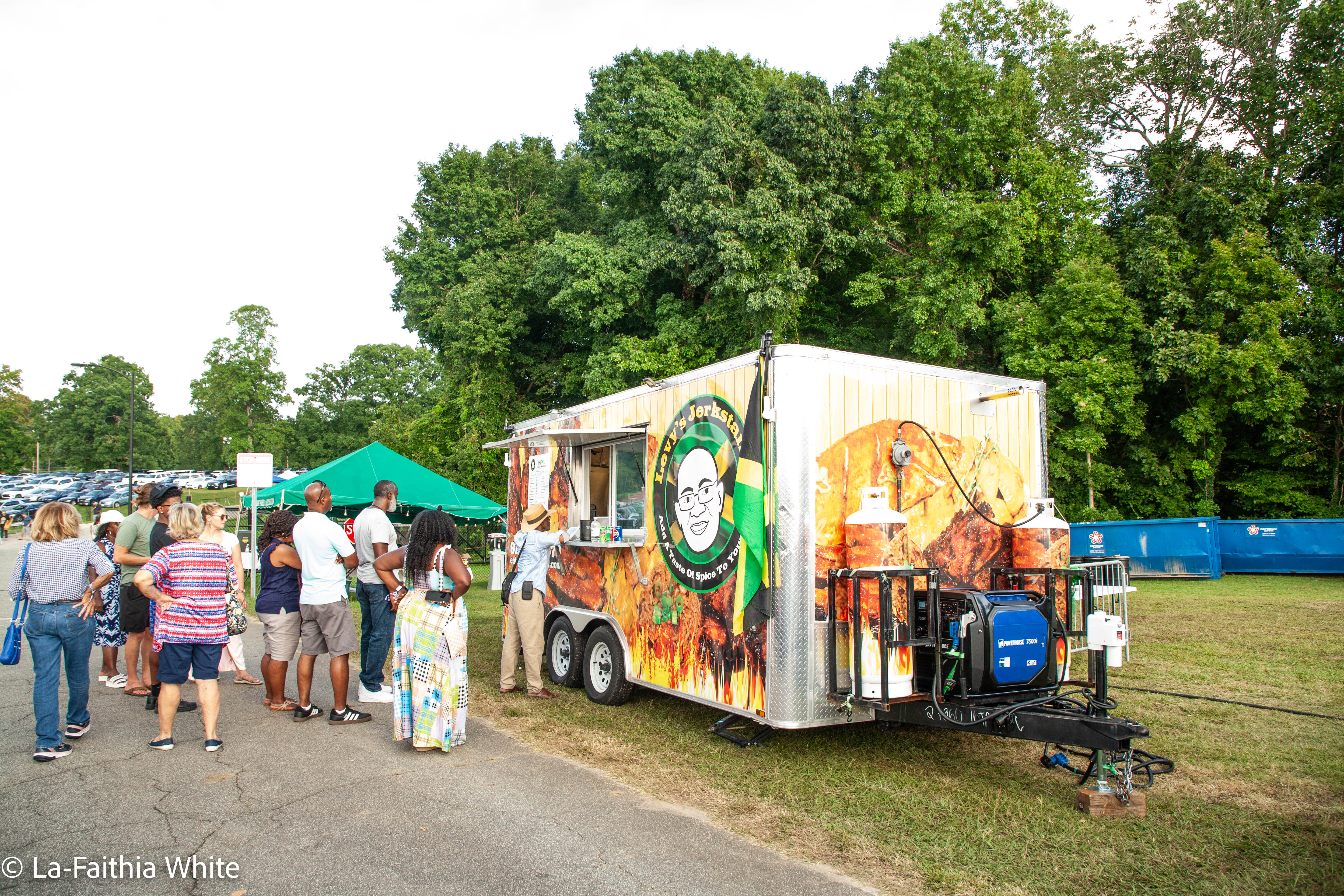 Food trucks in the festival