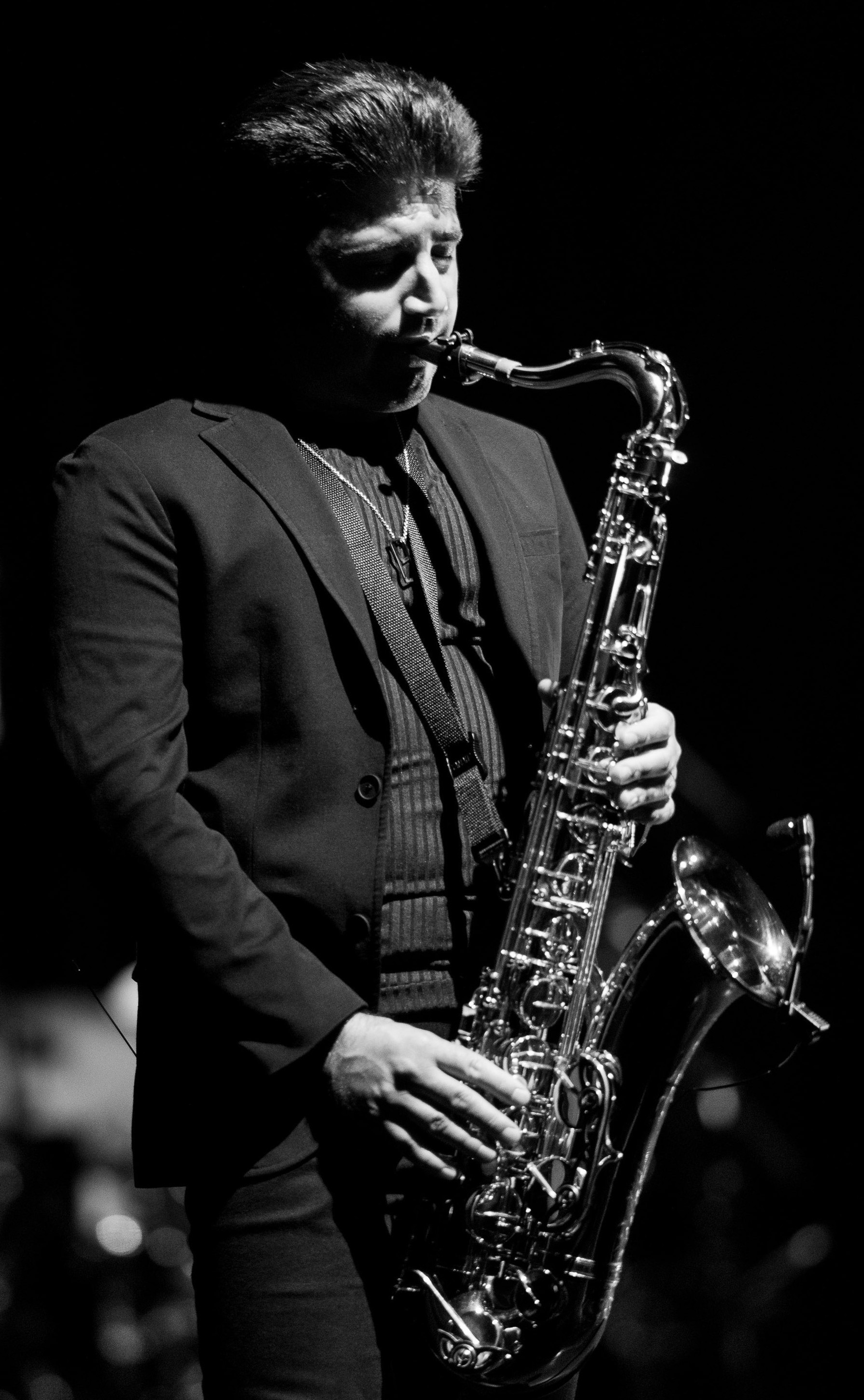 Vincent Ingala On Tenor Saxophone — jazz photo by Valerie Vaccaro | All About Jazz
