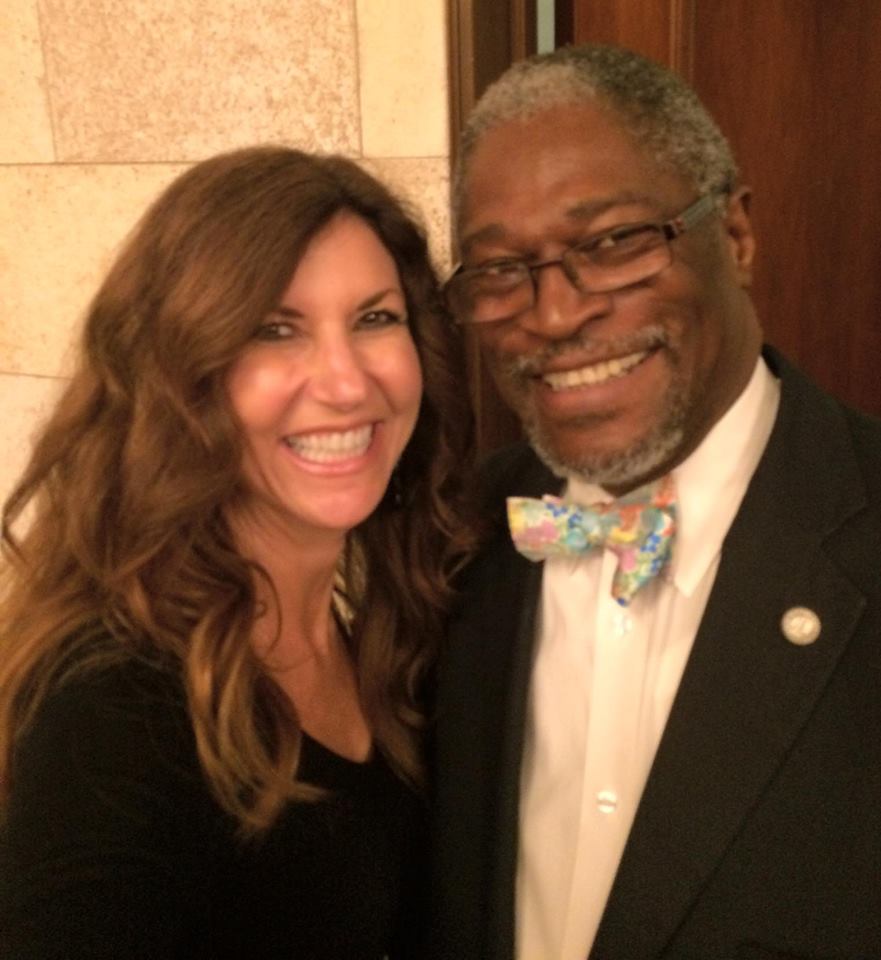 Mayor Sly James and Karla Bauer